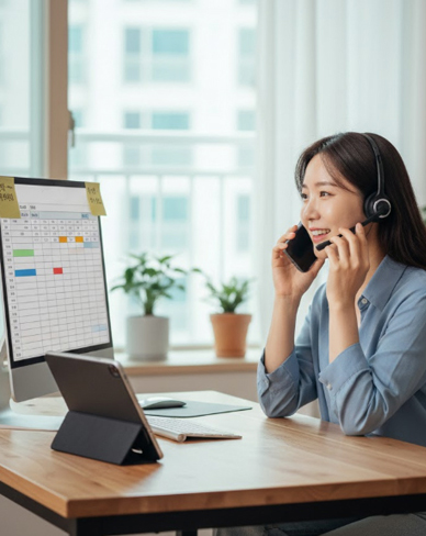 전담 매니저가 일정 조율