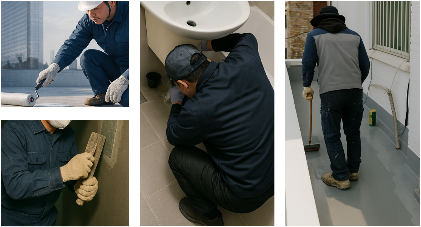 실패없는 방수시공 베테랑 전문가