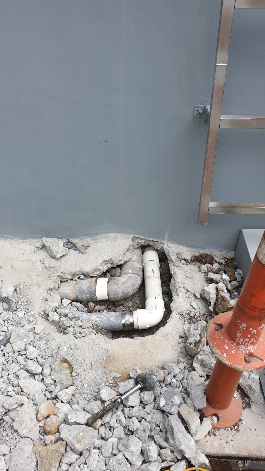 안양 음식점 바닥 물고임, 빌딩 누수탐지 진단 및 해결건